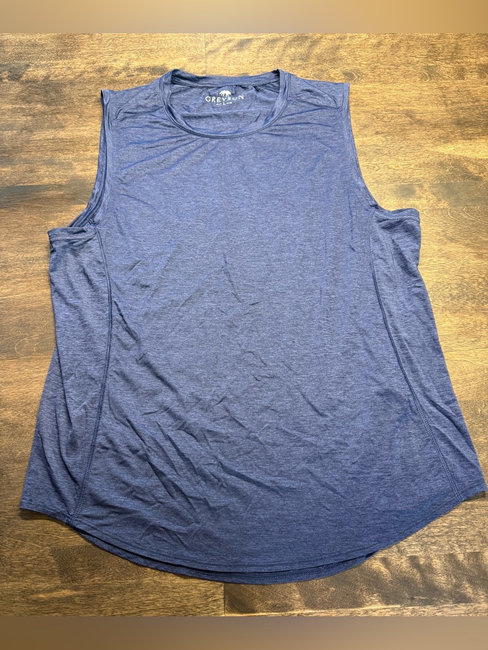 Greyson Men’s Muscle Tee - Navy Blue